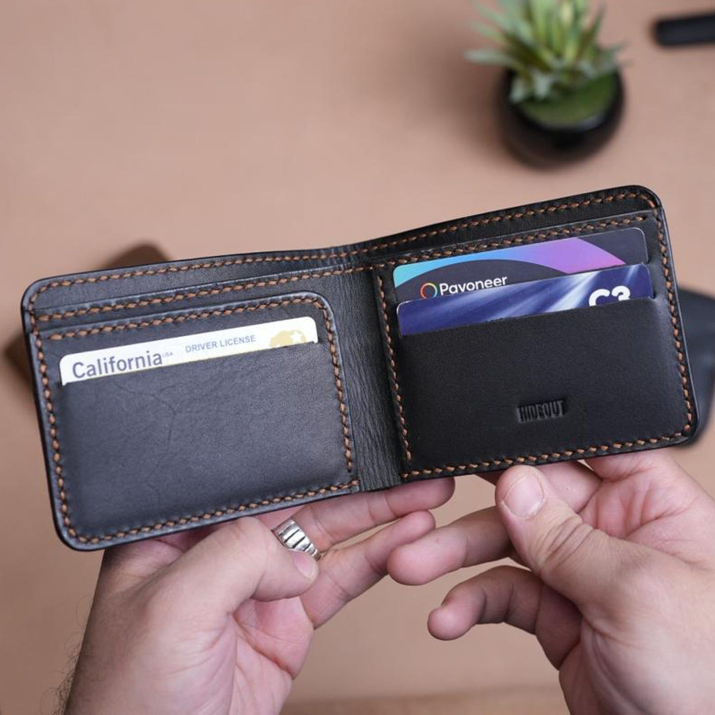 Hamster Leather Wallet