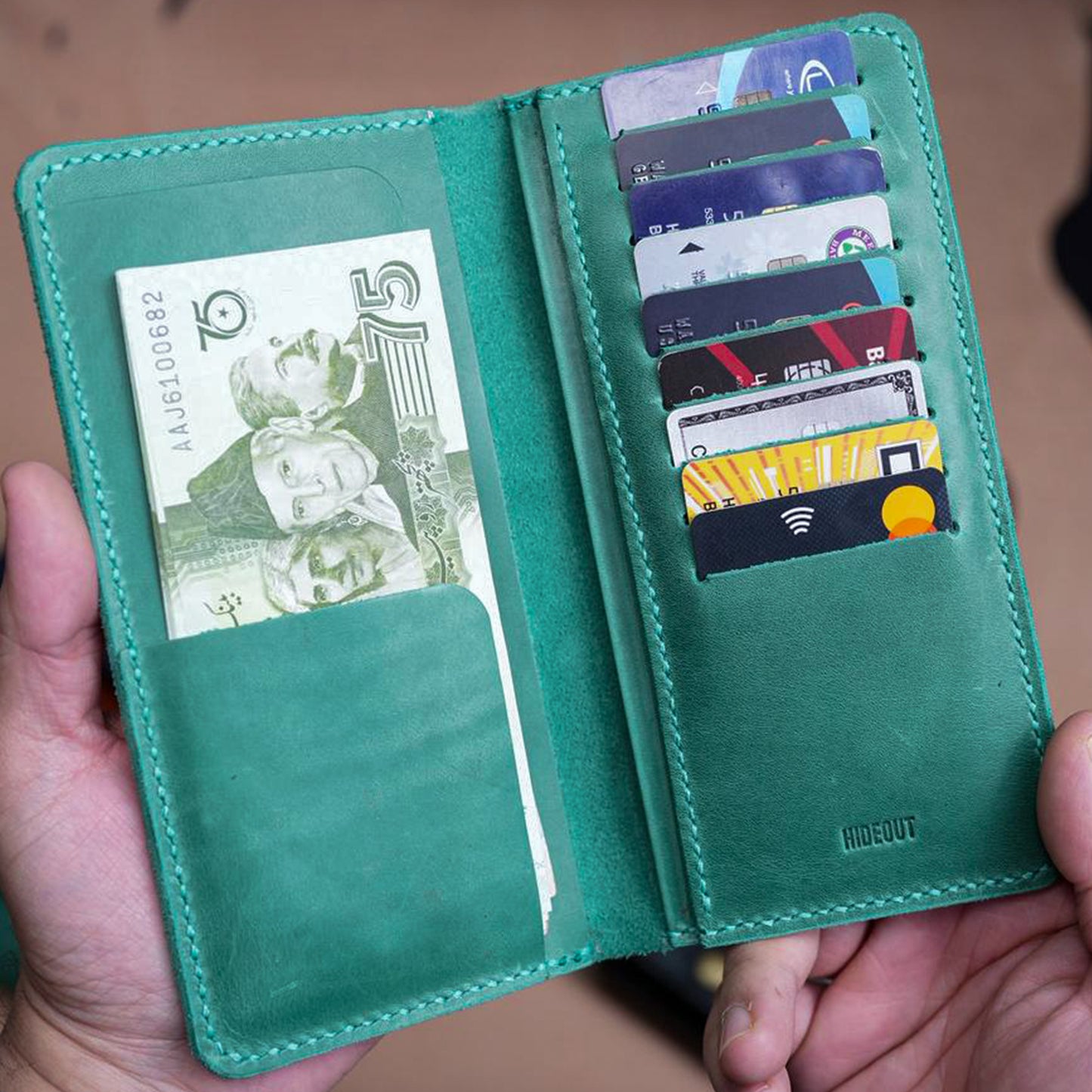 Octopus Leather Wallet