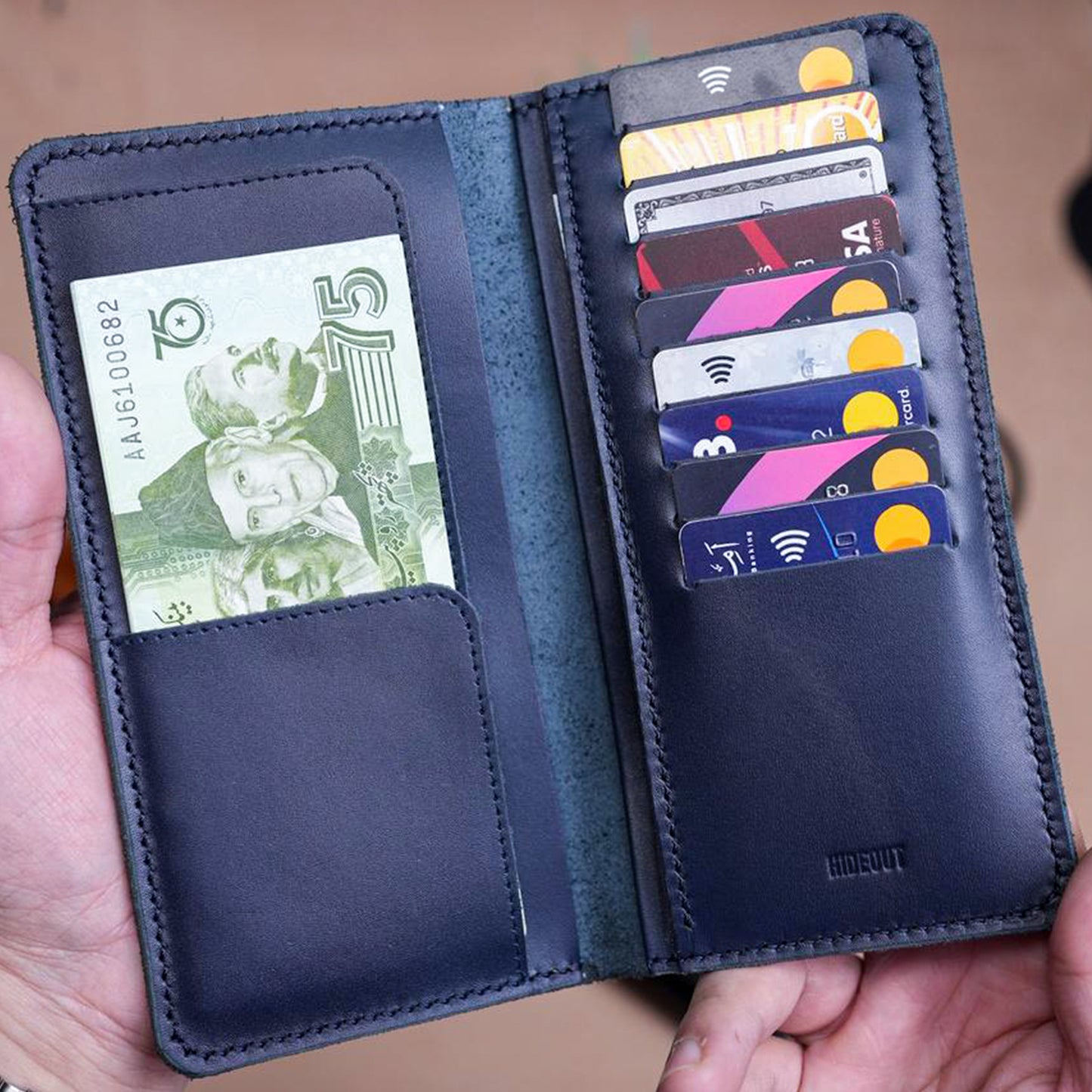 Octopus Leather Wallet