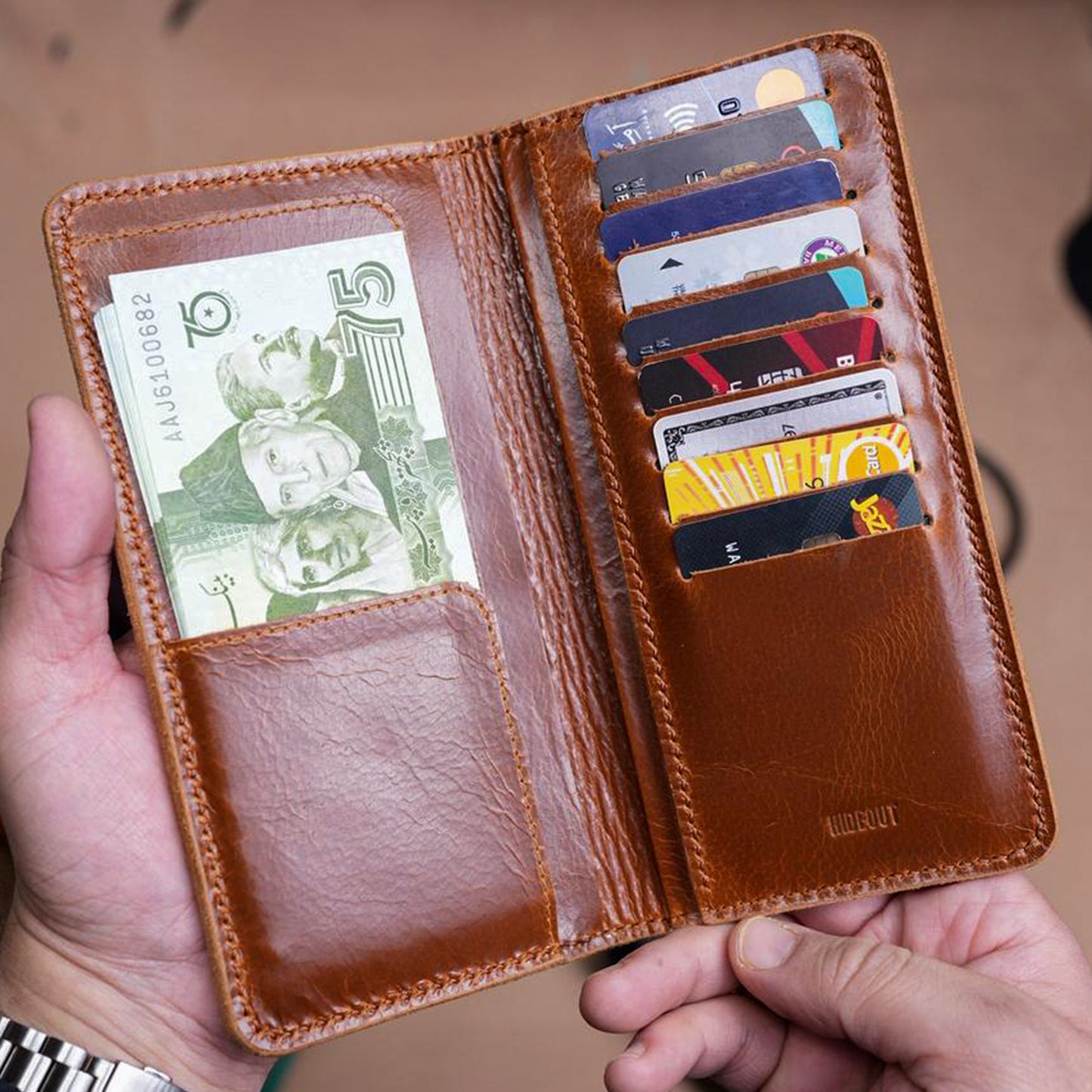 Octopus Leather Wallet